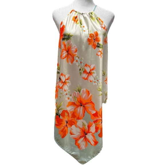 Victoria's Secret Green and Orange Chemise with Halter Neck - Picture 8 of 8